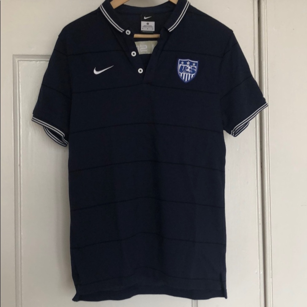 Men’s US soccer collared t-shirt